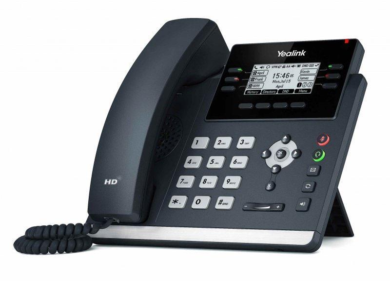 Levně SIP-T42U - Yealink IP telefon, PoE, 2,7" 192x64 LCD, 15 prog.tl., GigE, 2x USB