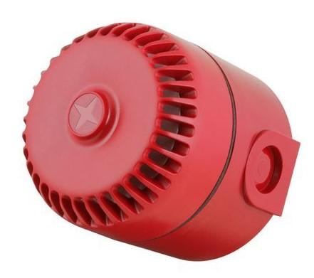 ROLP 32 high red - cylindrical outdoor siren
