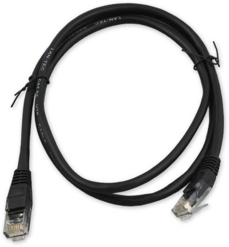 PC-601 C6 UTP / 1M - crni - patch kabel