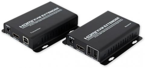 RX-H51060 - HDMI a USB extender, FHD rozlišení, UTP cat5e/6, dosah 60 m, aktivní